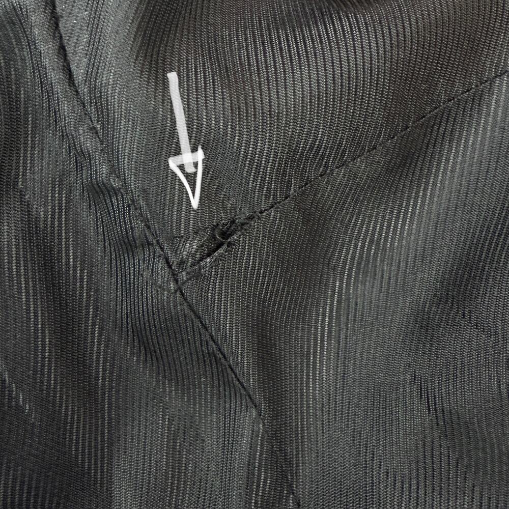 ZARA Tailored Double Breasted Gold Button Black Blazer Size Medium - Picture 8 of 10